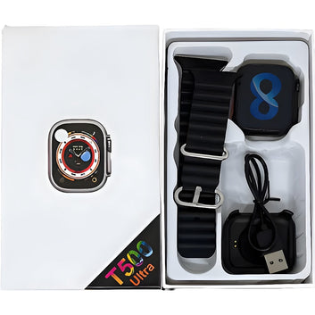 T500 Ultra Smart Watch – Bluetooth Call | Fitness Tracker | Multiple Sports Modes | Compatible with Android & iOS