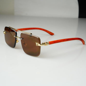 Woodline – Amber Brown – Male Sunglasses – S-611